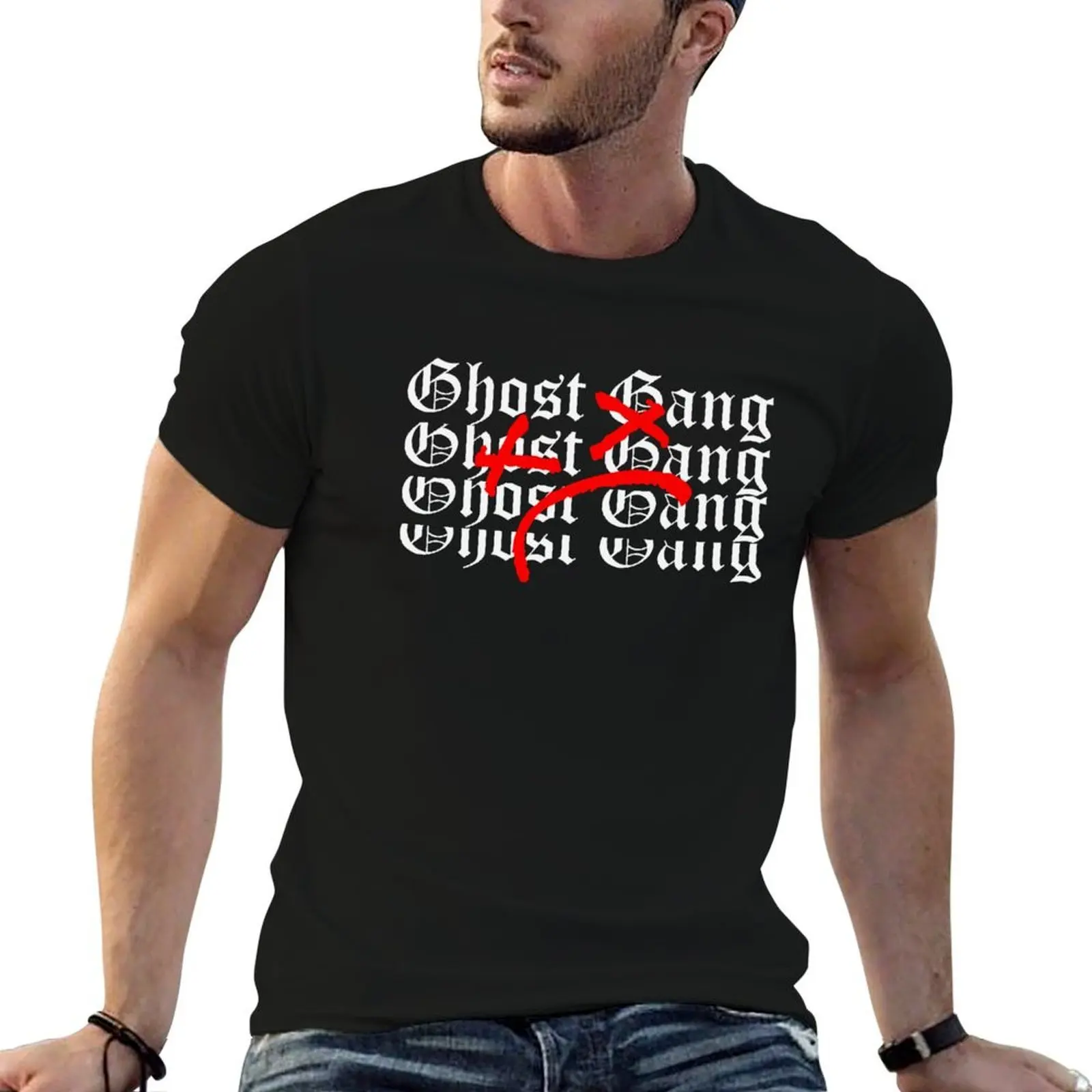 Twin Paranormal Merch Sad Ghost Gang T-Shirt summer clothes custom shirt luxury clothes men