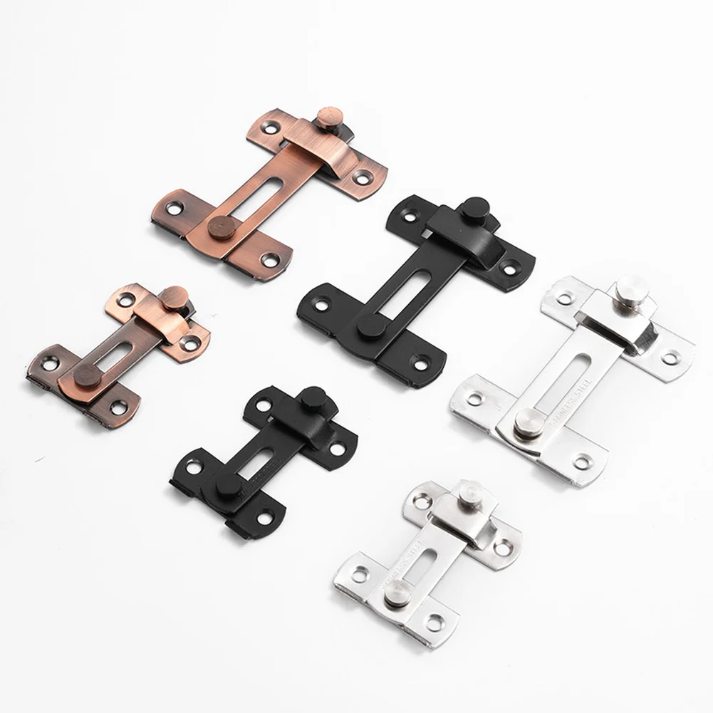 Parafuso de segurança da placa limitador ajustável, hardware de instalação preto, construção resistente à ferrugem, posições de travamento personalizáveis