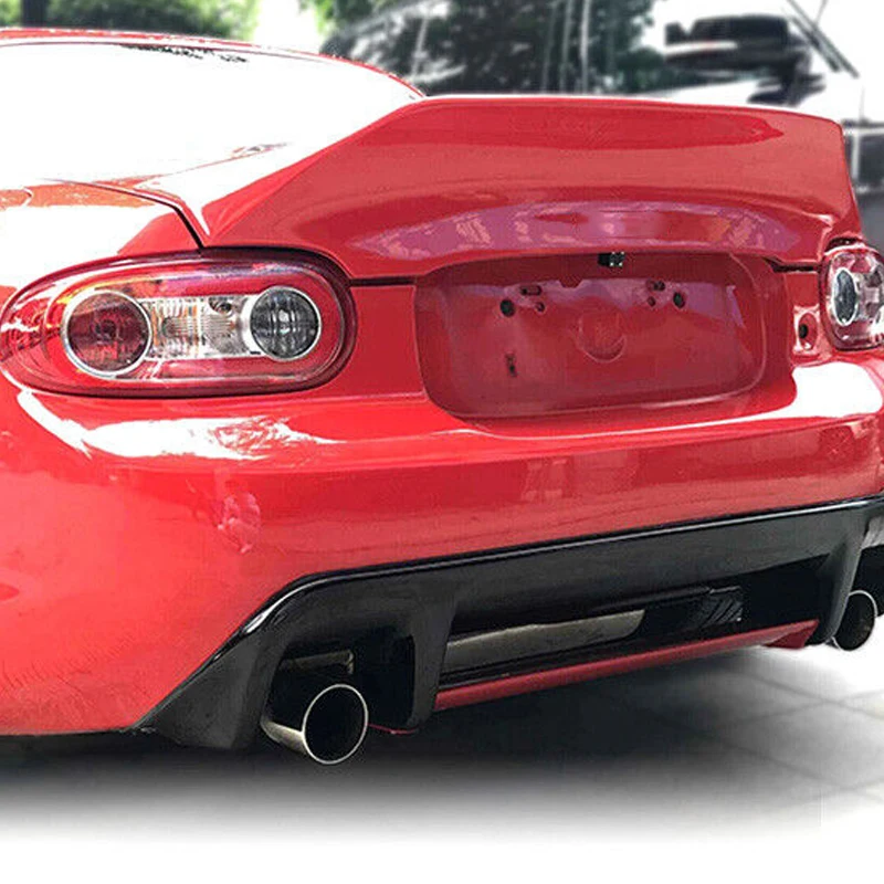 

For Mazda MX5 NC NCEC SPOILER Roadster Miata Hard Top EPA Style Rear Duckbill Spoiler carbon fiber+Fiber Glass Splitter Wing