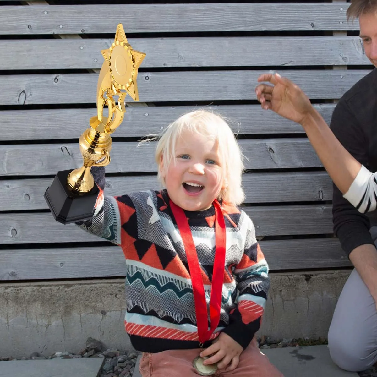 

Plastic Awards Trophies Mini Prizes Children's Game Competition Reward Prize Award Ceremony Souvenir