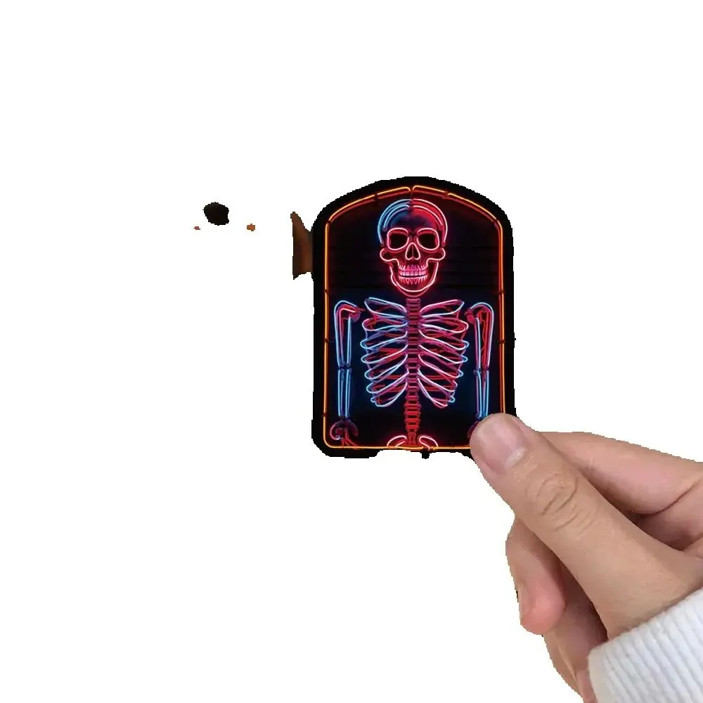 50PCS New Neon Halloween Sticker Pack Cartoon Creative Anime iPad Luggage Chair Decoration Waterproof