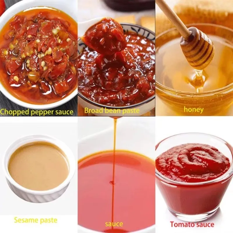 U- Shaped Pneumatic Manual Servo Machine for Honey Jar Filling Sealing with Stirring Function - Automatic Packaging Equipment