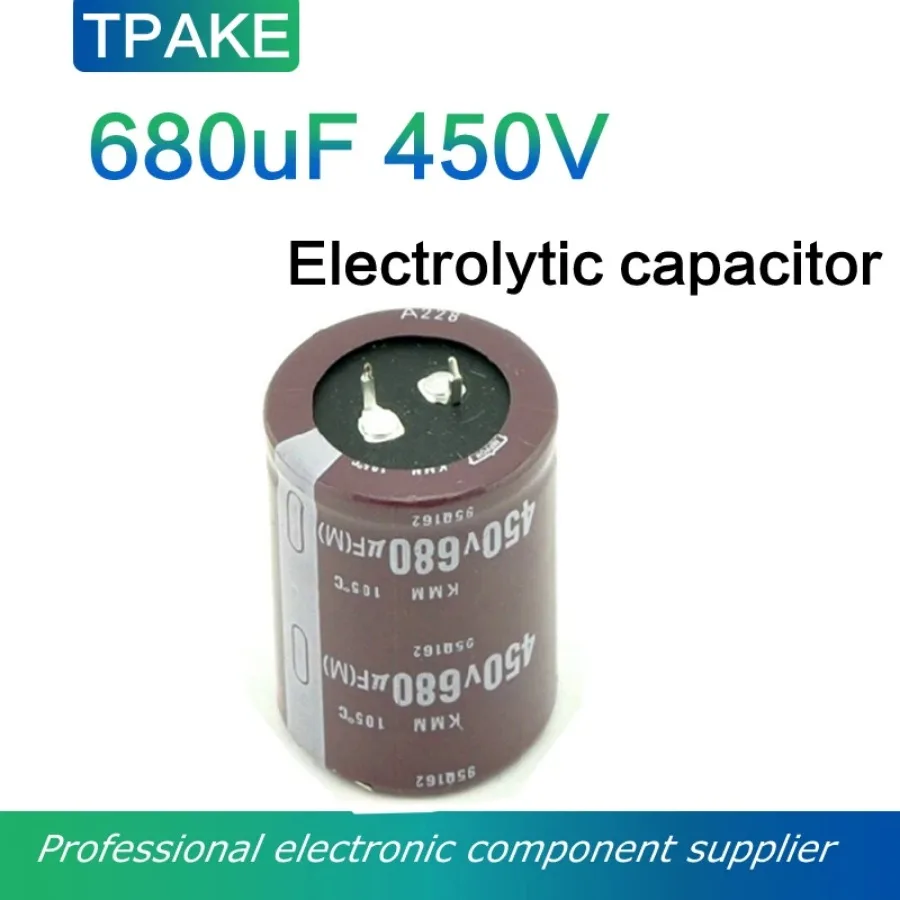 Snap In Aluminum Electrolytic Capacitors 450V680uF 680MFD 450VDC 35*50mm