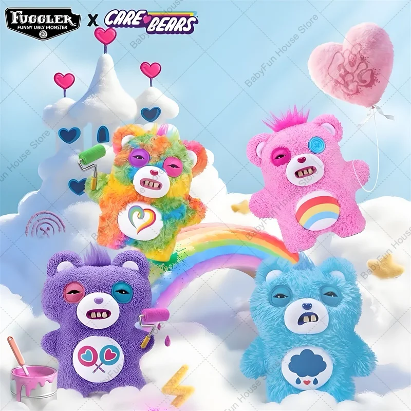 Original Fuggler Ugly Teeth Monster Plush Toys Fugglers The Powerpuff Girls Care Bears Love Fuggs Peluche Dolls Birthday Gifts