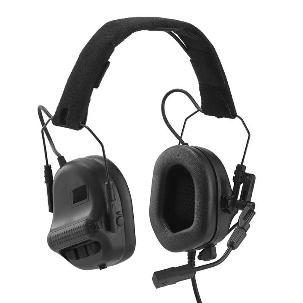 NONE Tactical Electronic Shooting Earmuffs Black 5