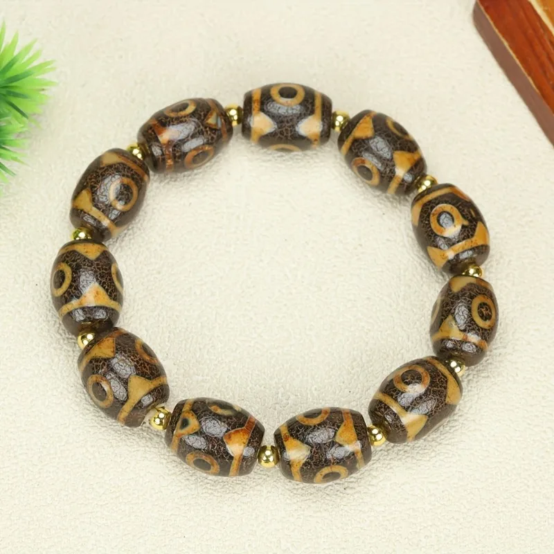 

Tibetan Agate Men's and Women's Bracelets Are Retro, Classic Versatile Bracelet Jewelry.
