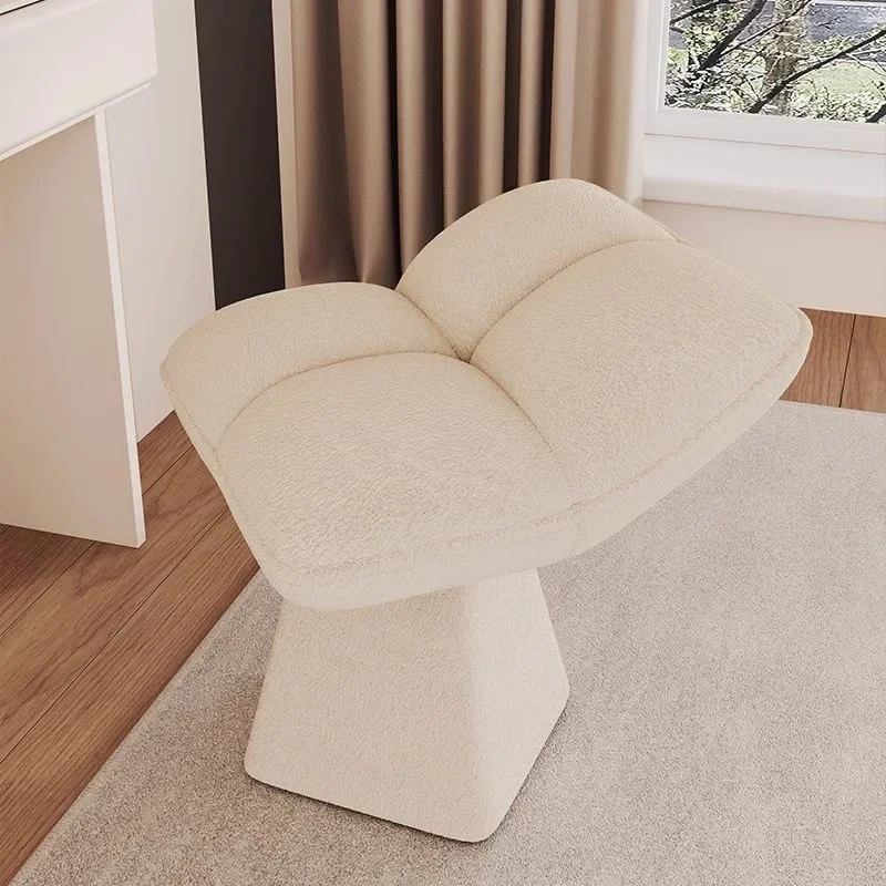 Creative Rotatable Make Up Chair Bedroom Vanity Stool Nordic Ins Living Room Chairs Single Stools Leisure Nail Salon Seat