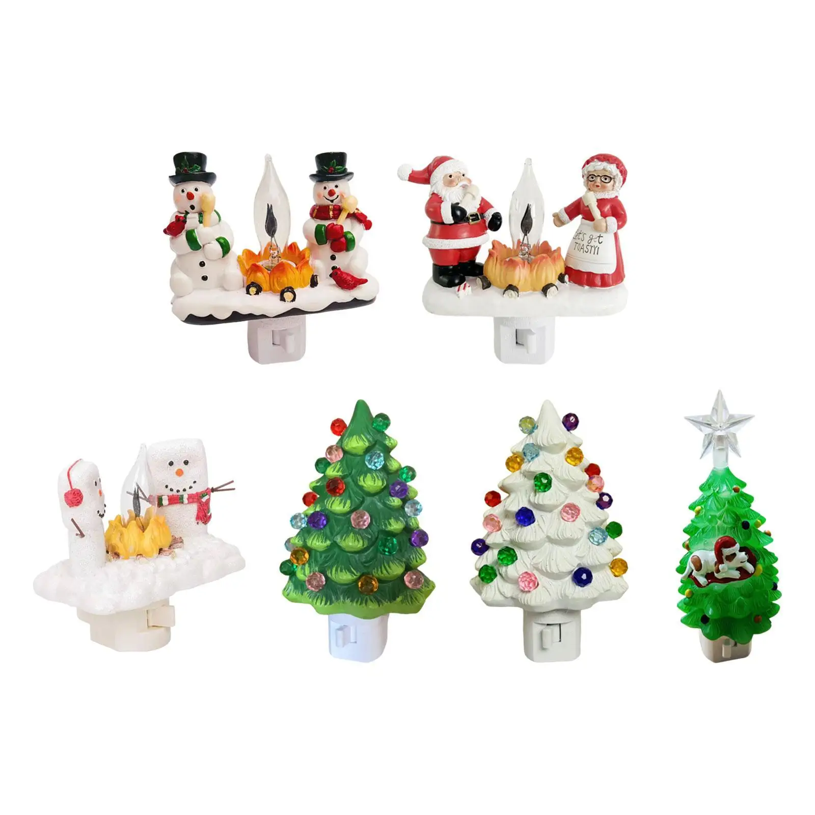 Night Light Plug in into Wall Light ,Small Mini Christmas Nightlight Lighting