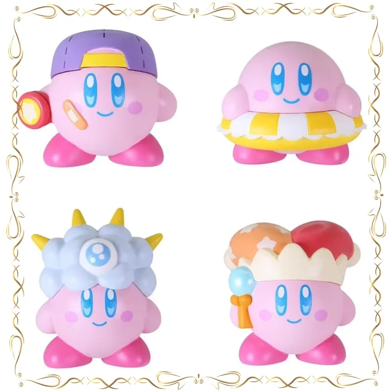

Kirby Cross-dress Моделирование Кукла Гашапон Kawaii Настольный Орнамент Фигурка Модель Игрушки