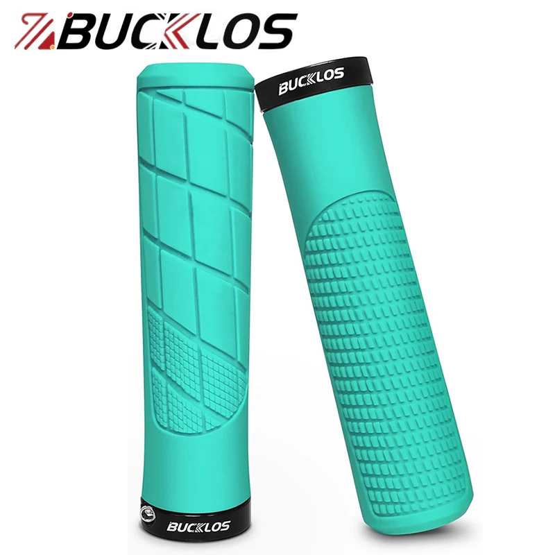 Bucklos mtb gummi lenker griffe weiche rutsch feste lenker verriegelung griffe stoß dämpfende Mountainbike griffe Fahrrad zubehör