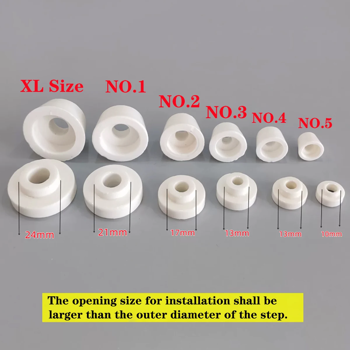 High Temperature Resistant Ceramic Insulating Post Tower Ceramic Bead Male Female Ceramic Sleeve