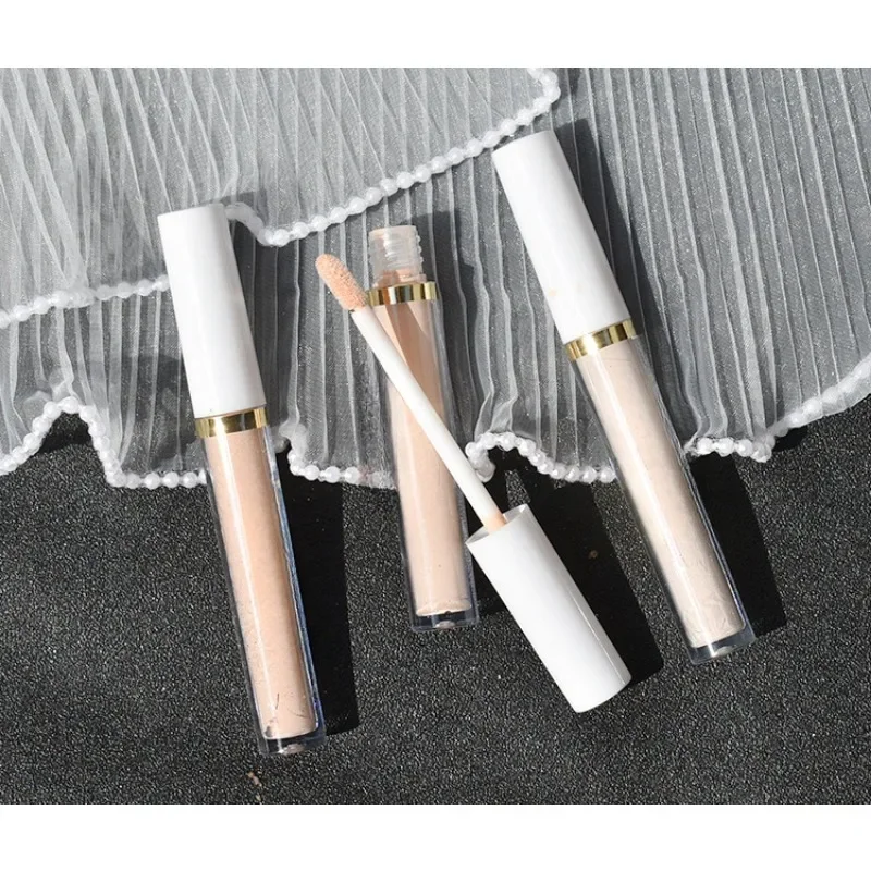 Flüssiger Concealer, 4 Farben, hohe Deckkraft für Akne, Flecken, Augenringe, Sommersprossen, feuchtigkeitsspendend, langlebig