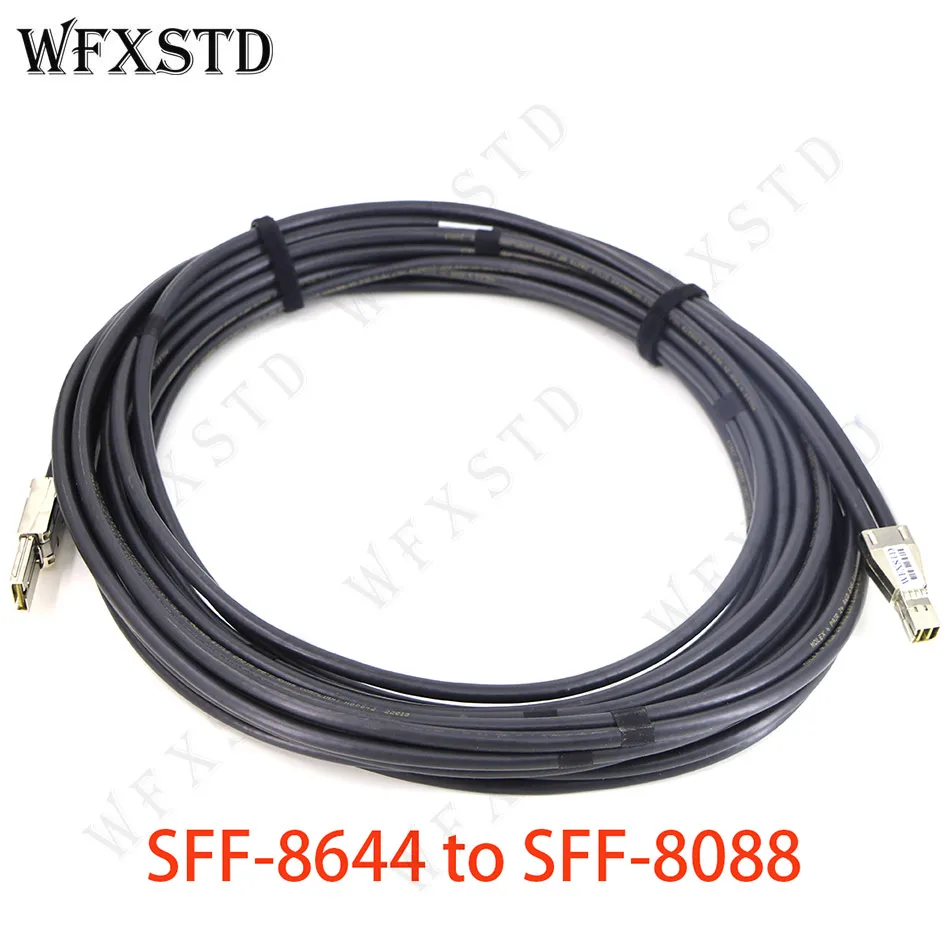 8M Used MINI SAS CABLE 12G SFF-8088 to SFF-8644 26P to SAS HD server overlay connection cable for Hard Disk Data Server