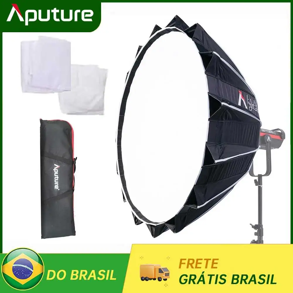 Aputure Light Dome III 90cm Bowens Mount Softbox Studio Parabolic Softbox with Grid for Amaran 300C 150C 200X S