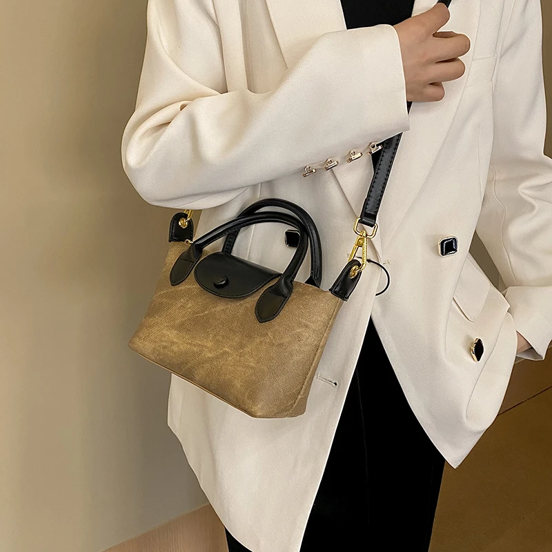 

High Quality Fashionable Crossbody Bag Women's Designer Zipper Handbag Minimalist Solid Color With Adjustable Shoulder Strap