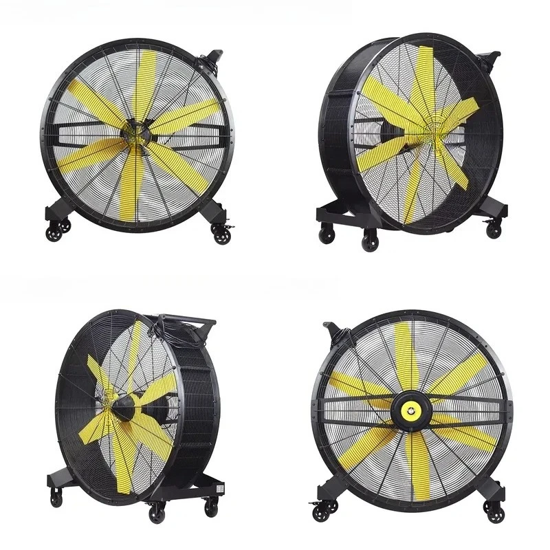 36 42 48 Inch BLDC Moveable Drum Fan with 7 Speeds Control
