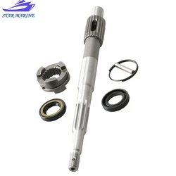 683-45611-00 propeller shaft kit For Yamaha Boat Motor Powertec 9.9HP 15HP 2 Stroke 683-45611 682-45631 Parsun F15-06070001