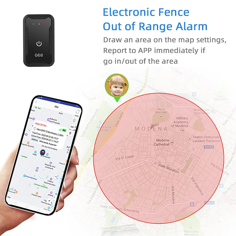 Dispositivo di localizzazione per auto 4G Localizzatore GPS 4G Mini dispositivo di localizzazione GPS Localizzatore anti-perdita Posizionatore preciso per bambini e anziani