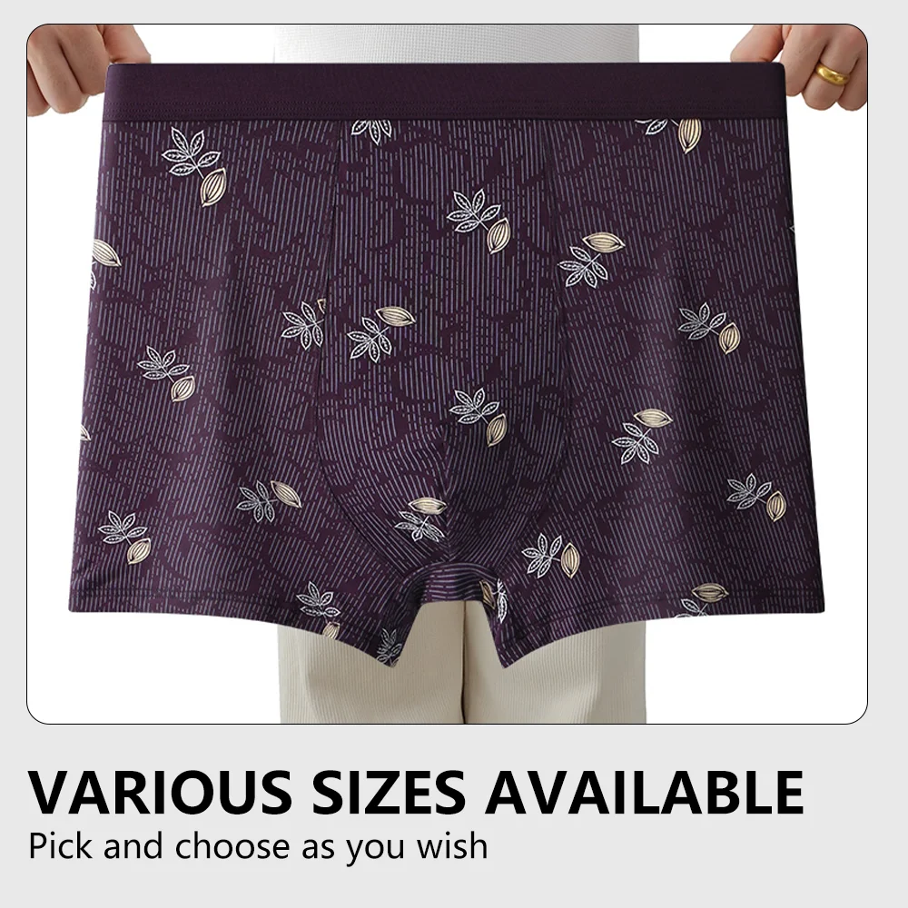 Mens Boxers Shorts Modal Printed Men Panties Seamless Sexy Underwear Man Underpants Panties Male Antibacterial Breathable Boxer