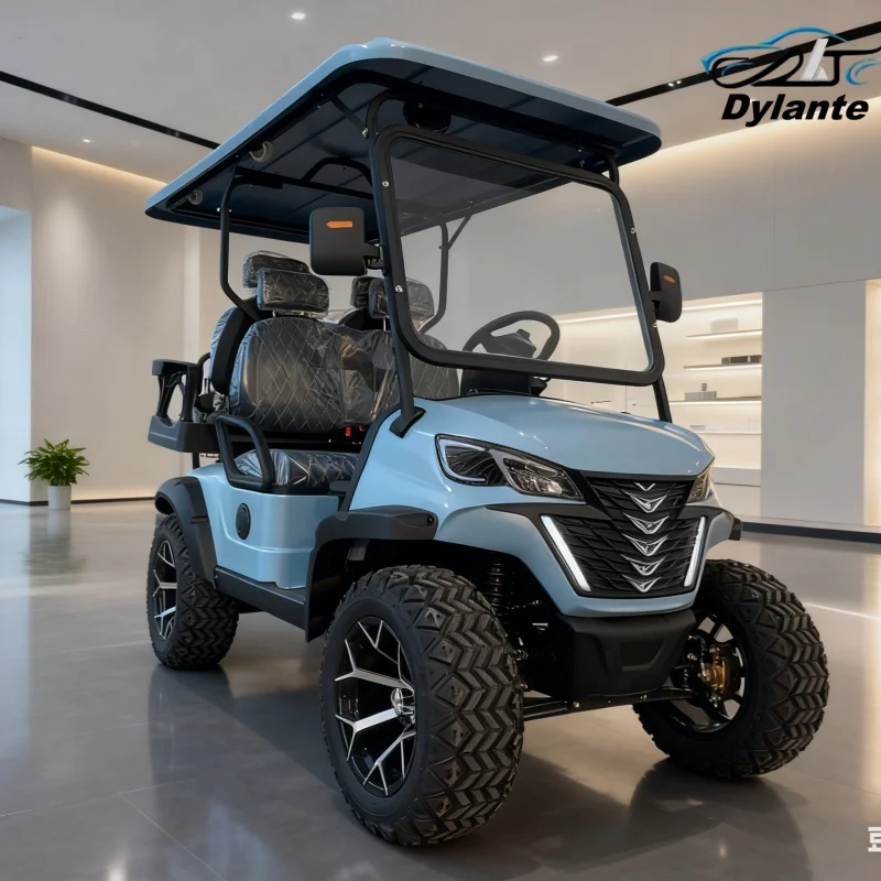 خصم كبير الكهربائية 72 فولت بطارية ليثيوم 4000 واط 5000 واط عربة جولف كهربائية 4 مقاعد عربات الغولف الصيد عربة جولف أفضل الأسعار