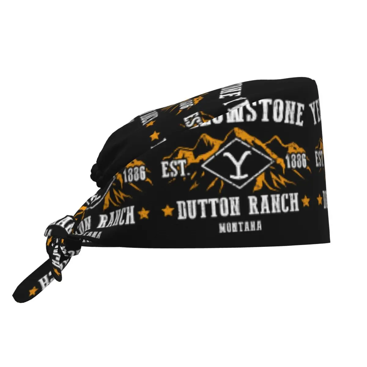 Yellowstone Medical Staff Scrubs Hat Women Men Dutton Ranch Montana Doctor Nursing Surgical Cap Scrub Caps