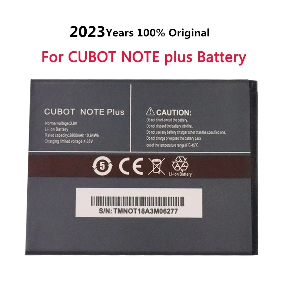 

2023 Years New 2800mAh Replacement Backup Original Battery For CUBOT NOTE PLUS Mobile Phone Batteries + Tracking Number