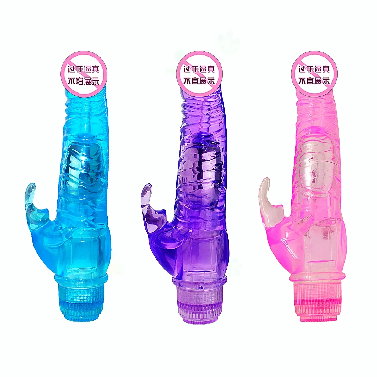Vibrador Clásico de Conejo, Palo de Masaje Simulado Automático, Estimulador de Punto G y Clítoris, Vibrador, Masajeador Vaginal, Juguetes Sexuales para Mujeres