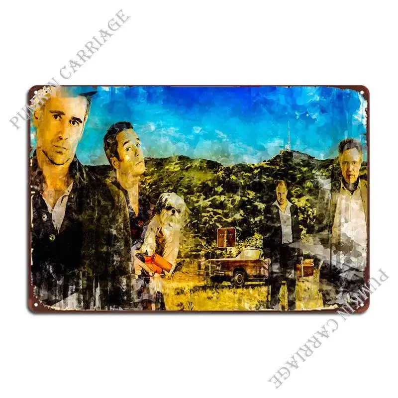 Семь психопат 1, металлическая табличка, постер, забавные кухонные таблички, настенный декор, жестяная вывеска, постер