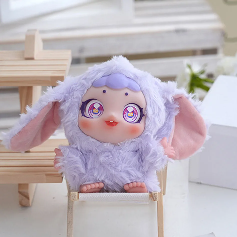 กล่องสุ่มตุ๊กตาขนฟูแสนน่ารัก - ของตกแต่งโต๊ะทำงานสุดน่ารัก ของขวัญคริสต์มาสที่สมบูรณ์แบบสำหรับเด็กผู้หญิง