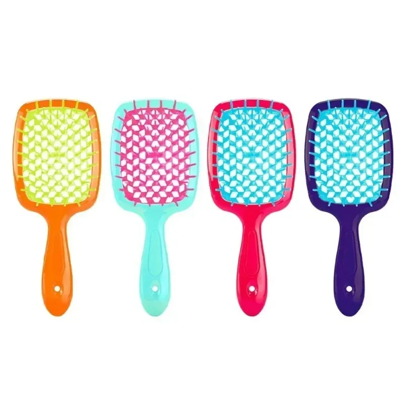 

Tangled Hair Comb Detangling Massage Combs Hollow Out Wet Curly Hair Brushes Barber Comb Salon Hair Styling Tools