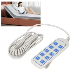 Lift Chair Hand Controller IP66 Lifting Bed Remote Control Electric Push Rod Controller with 8 Pin 9 Core Plug