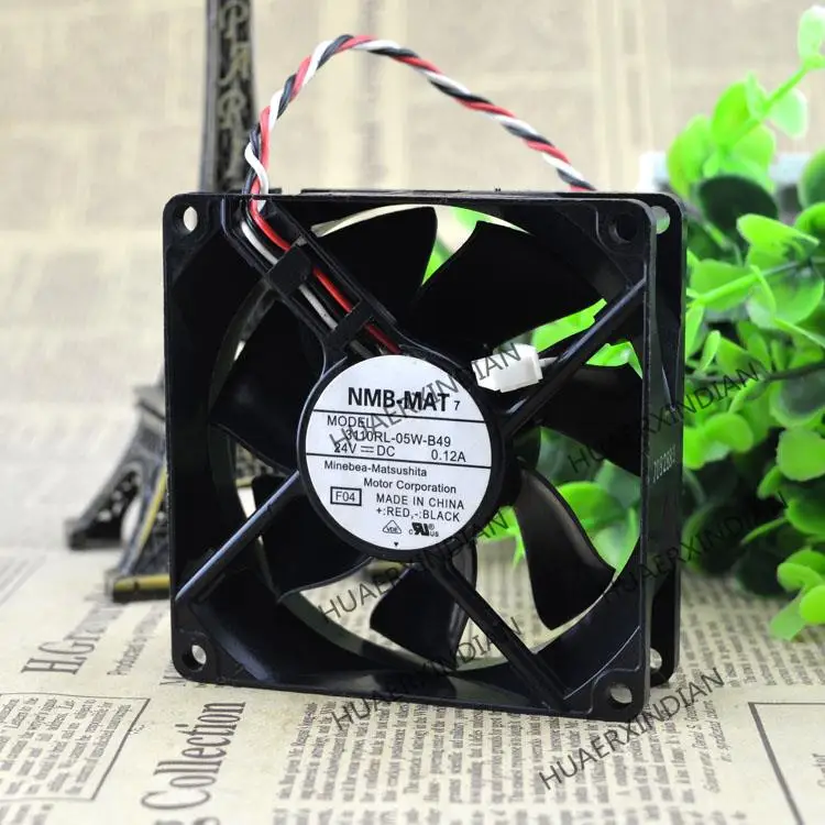 

New 8cm8025 24V 0.12A 3110RL-05W-B49 Cooling Fan Assembly Kit