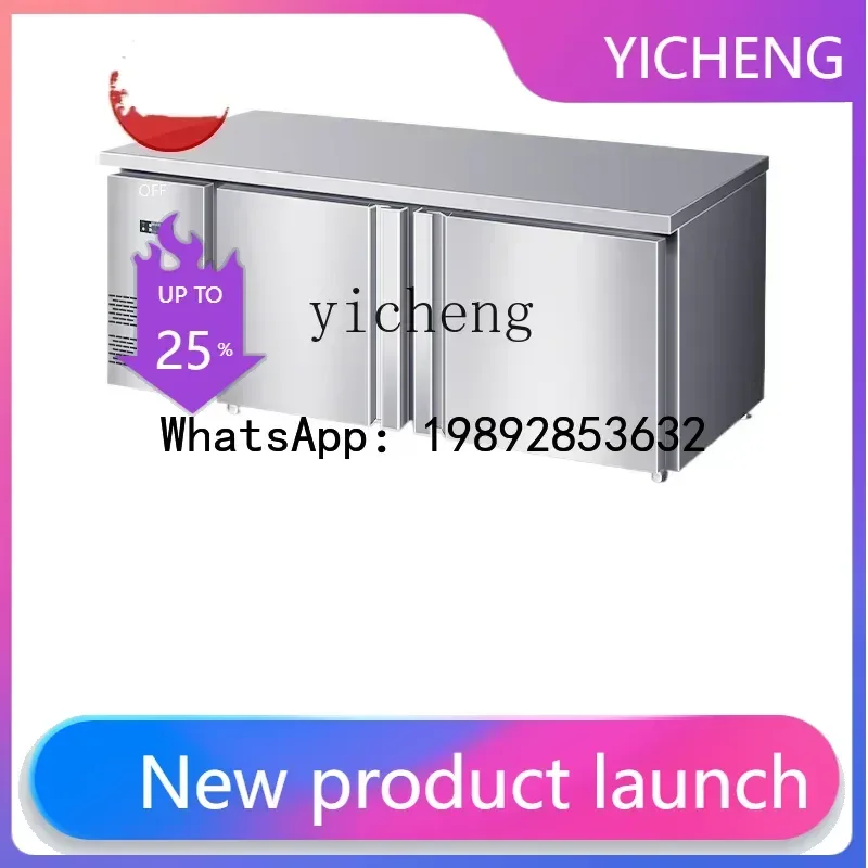 

BX Refrigerated Table Freezer Kitchen Horizontal Refrigerator Refrigerated Cabinet Fresh-Keeping Flat Cold