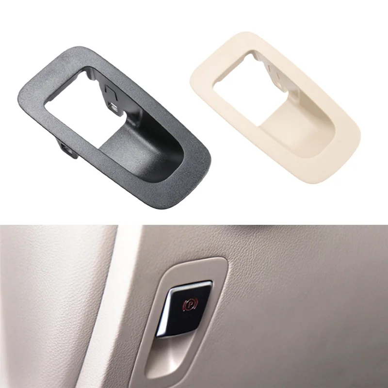 

A30P-Car Electronic Parking Brake Switch Panel Handbrake Switch Panel Frame For Mercedes Benz GLC W253 2016-2021 Beige