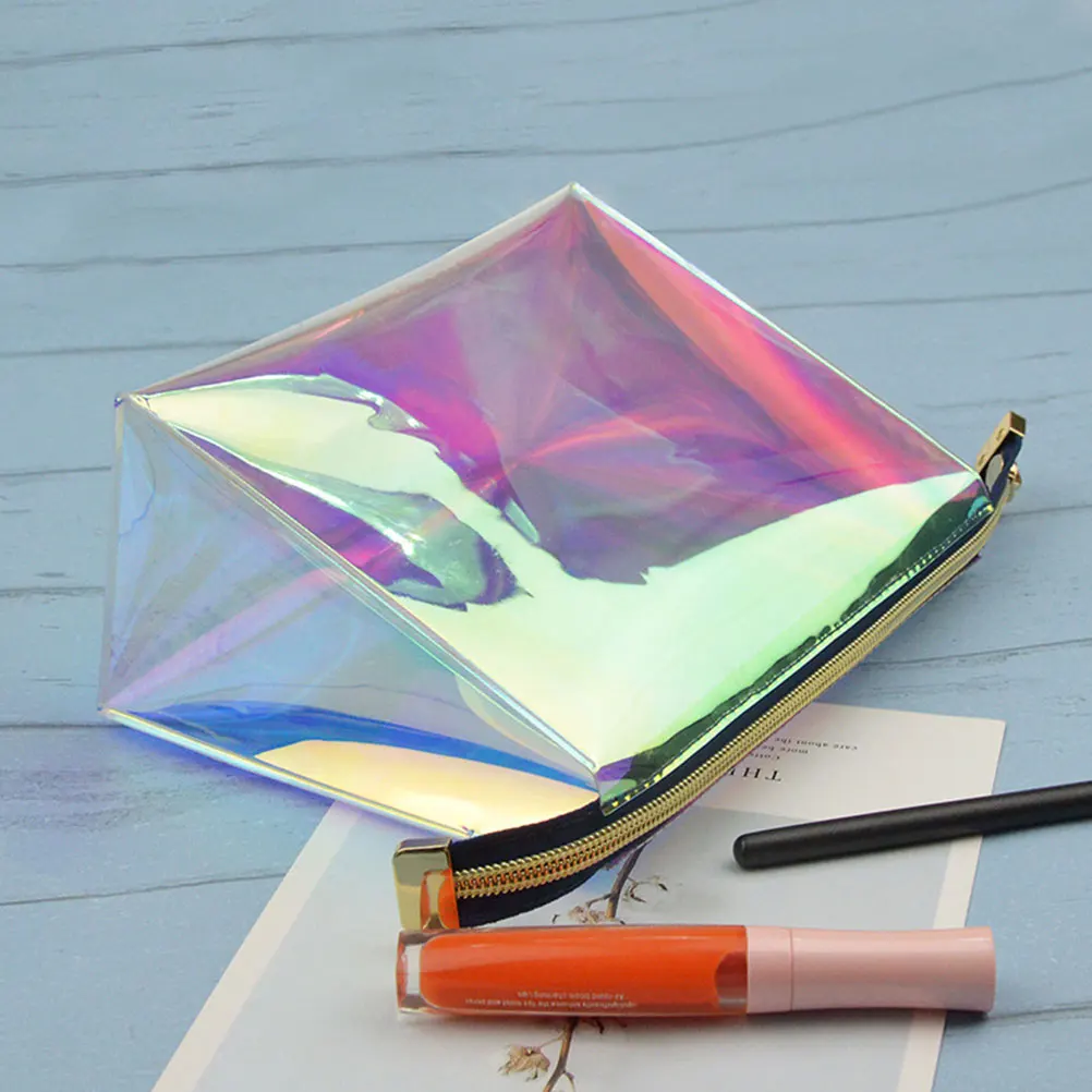 

Stylish Portable Makeup Multi-Function Travel Organizer Compact Storage Bag Reusable Travel Organizer Transparent