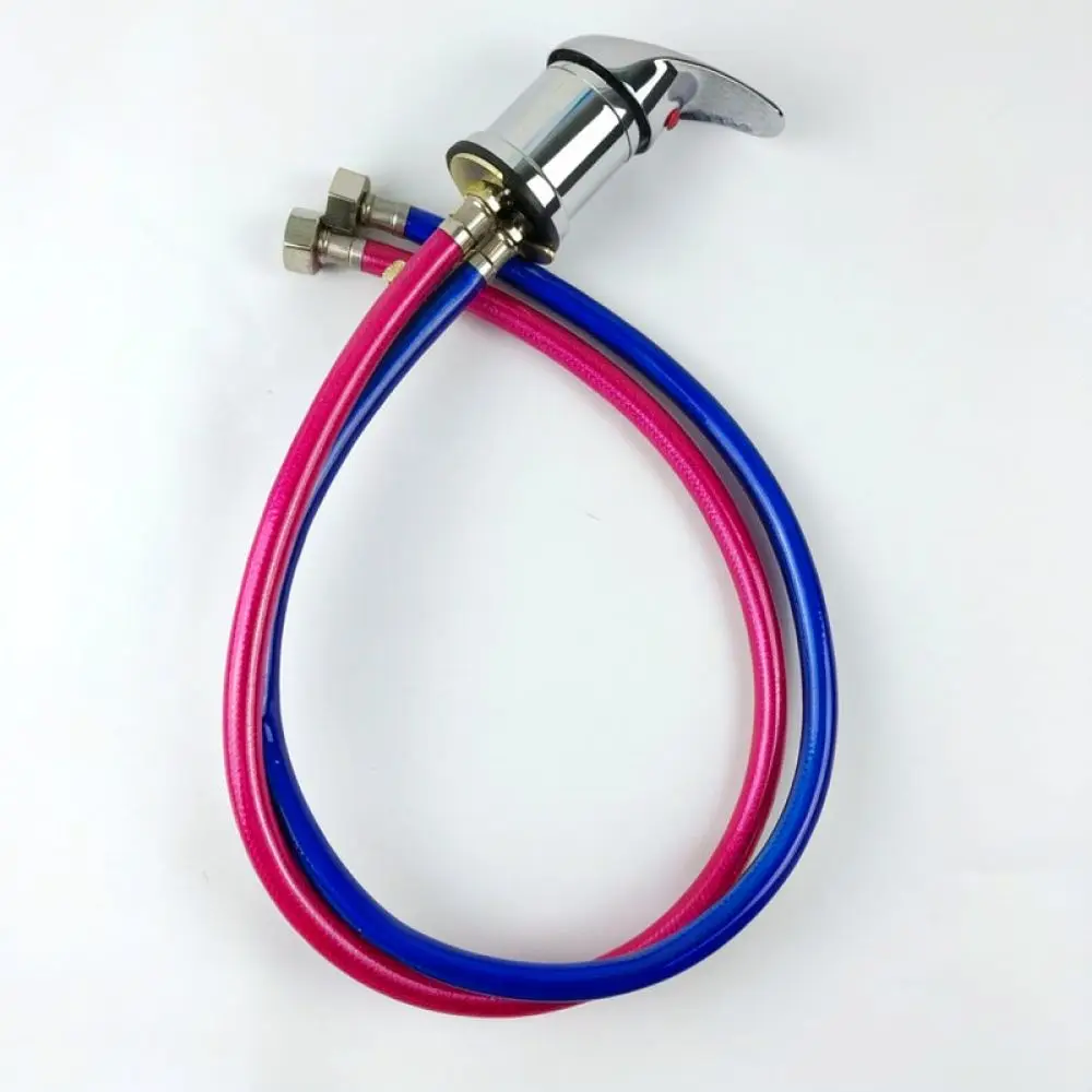 Durable Hair Salon Basin Mixing Valve Professional Barber Shampoo Bed Faucet Water Control Tap Replacement Equipment Parts