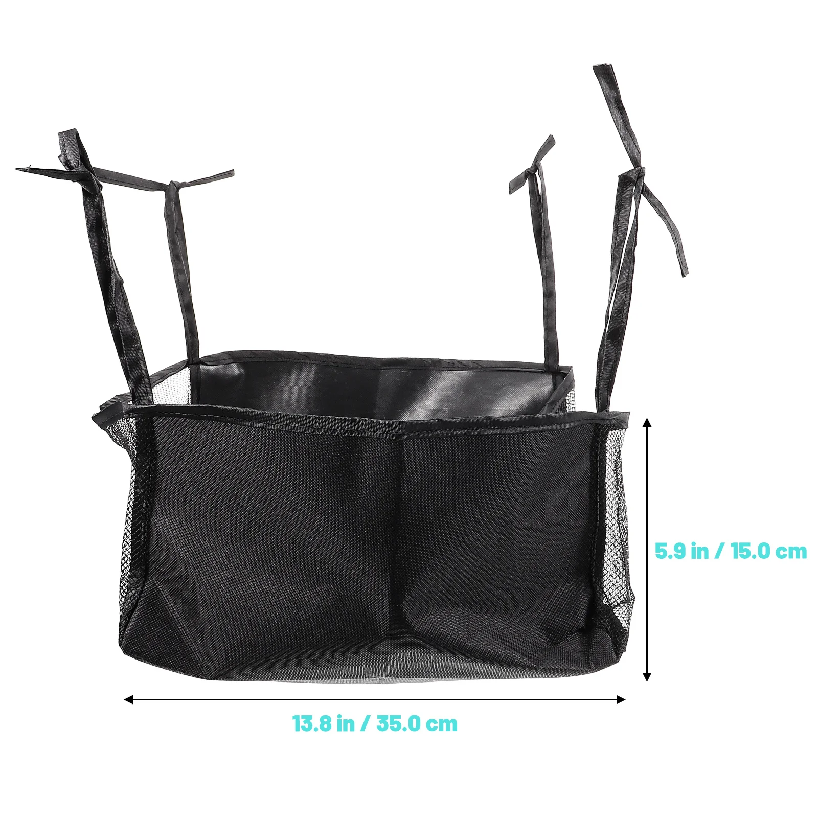 

Sturdy Oxford Cloth Wheelchair Hanging Bag Large Storage Capacity Basket Functional Walker Storage Bag for Outdoor