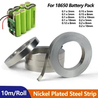 Thickness 0.1/0.12/0.15/0.2mm Nickel Strip For 18650 Battery Spot Welding Machine Welder Equipment Nickel Belt For Battery Packs