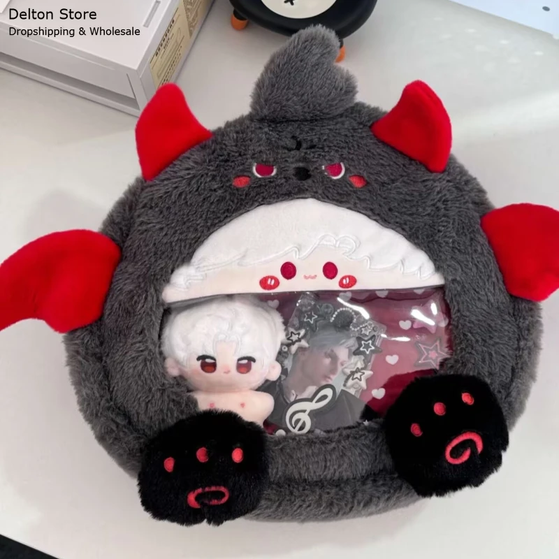 Limite Love and Deepspace Sylus Itabag Dolls Bag Clear Backpack Kawaii Big Face Cosplay Plush Shoulder Bags Anime Fan Funny Gift