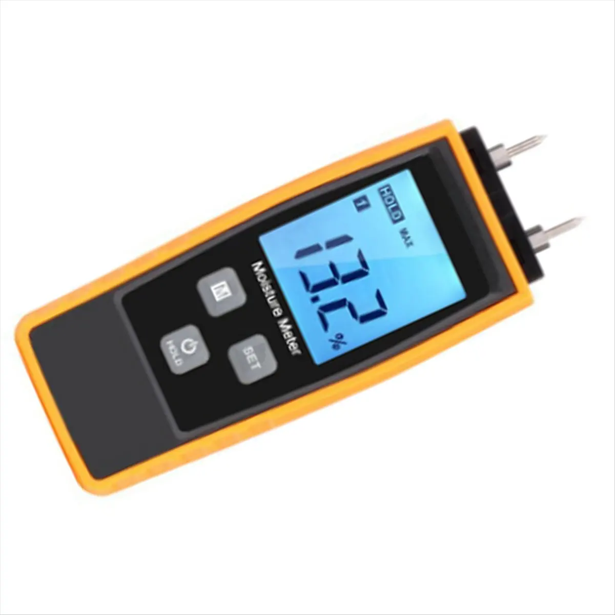 RZ660 Wood Moisture Meter Hygrometer Timber Damp Detector Tree Density Digital Wood Humidity Tester