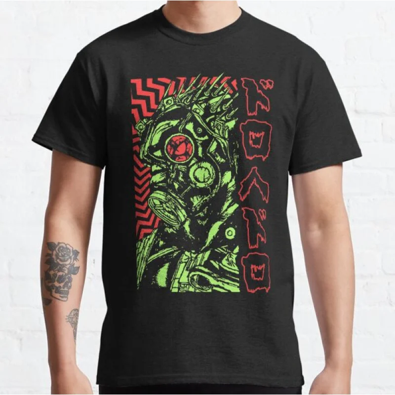

0405 Manga Dorohedoro caiman Anime T shirt kaiman Manga Men's print Graphic Tee Shirt 100% cotton Y2K clothes All size tops