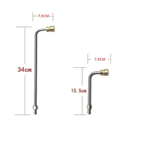 압력 와셔 랜스 연장 노즐 4000PSI 스프레이 건 완드 랜스 파워 압력 와셔 연장(1/4 퀵 커넥트 포함)