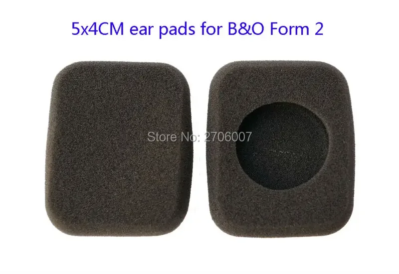 2 paires de protège-oreilles en éponge, housse de remplacement pour Bang & Olufsen beoplay B & O FORM2 Form2i casque (coussinets d'oreille/coussin/oreillettes)