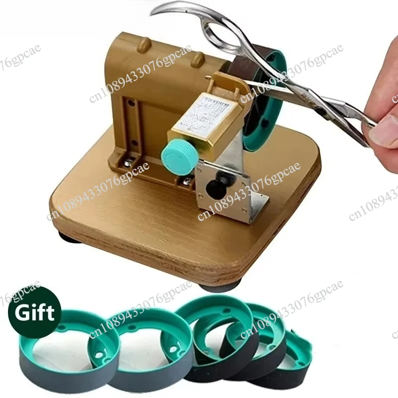 220V Electric Professional Scissor Sharpening Machine Sharpener for Household Tailor Scissors Barber Shop Blunt/Toothed Scissors