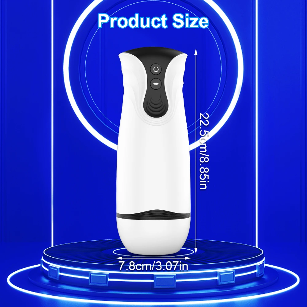 10 Modes Automatic Male Masturbator Powerful Vibrating Sucking Machine Simulation Blowjob Adult Goods Men Masturbation