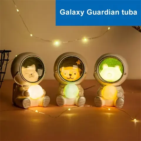 

Astronaut Night Light Creative Pet Cute Spaceman Home Decoration Kids Gift Bedroom Ornaments Lights Lamps