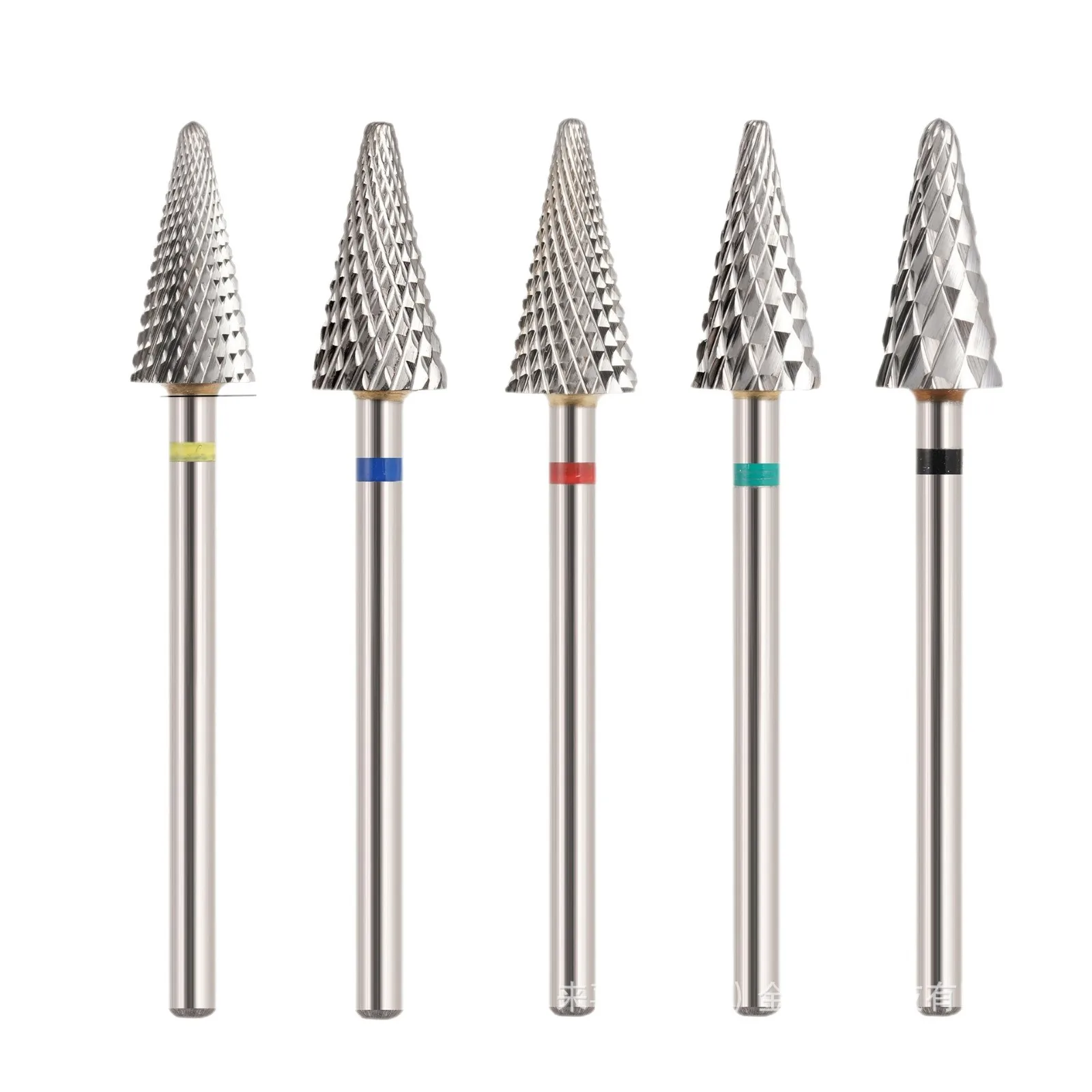 1/2 قطعة مسمار الذهب كربيد مسمار مثقاب الخشب مدبب قاطعة المطحنة ل مانيكير إزالة هلام الاكريليك أداة مسمار الحفر اكسسوارات