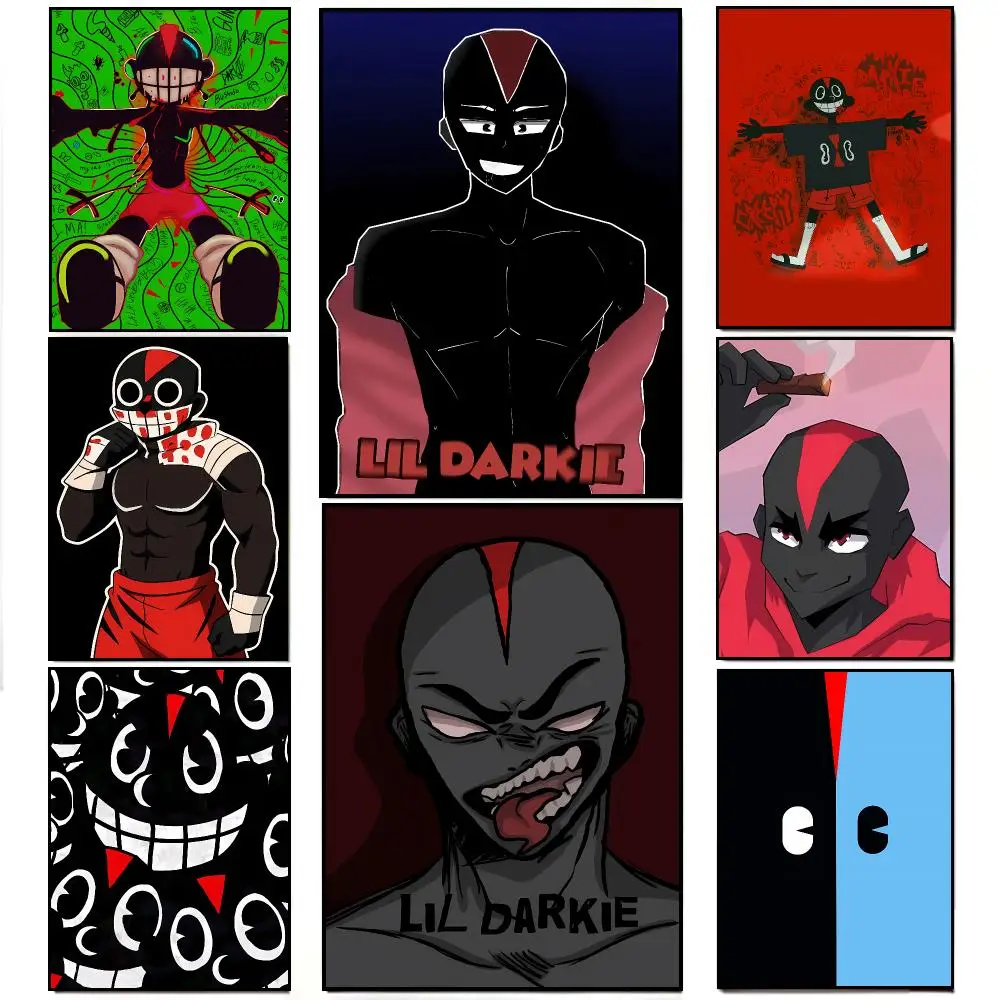 Alternative Hip-Hop Artist L-Lil Darkie Poster Elegant Indoor Artwork Design & Contemporary Home Decor