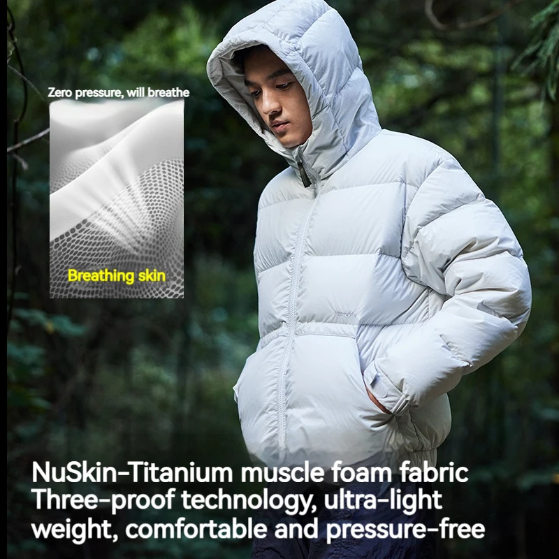 Naturehike 800FP Goose Down Jackets Outdoor Winter Warm Hooded Coat for Men Women Windproof Ultralight Waterproof 95% Down Coats