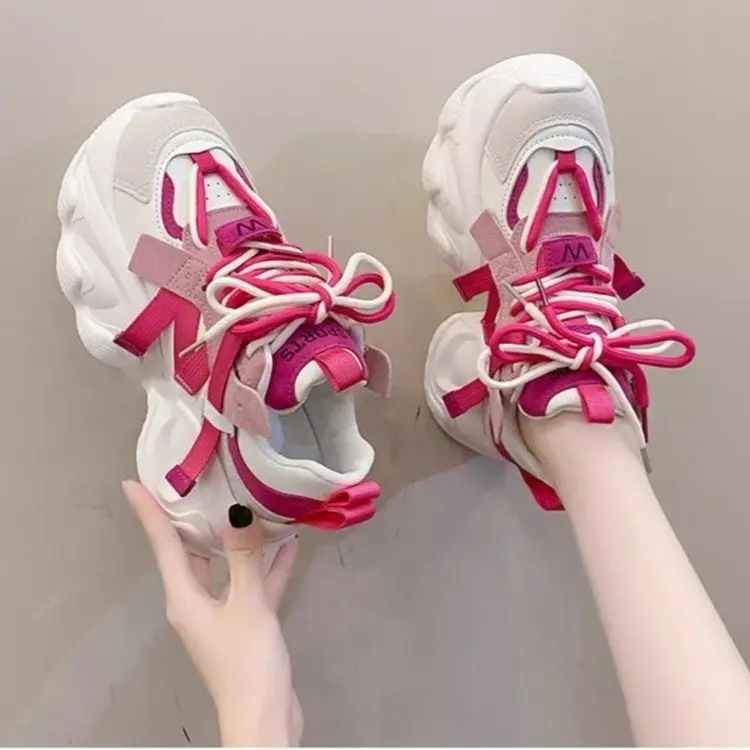

Spring 2025 New Korean Campus Style Increases Casual Shoes Women's Shoes Comfortable and Versatile Single Shoes